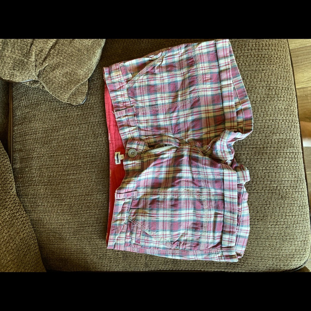 Plaid shorts